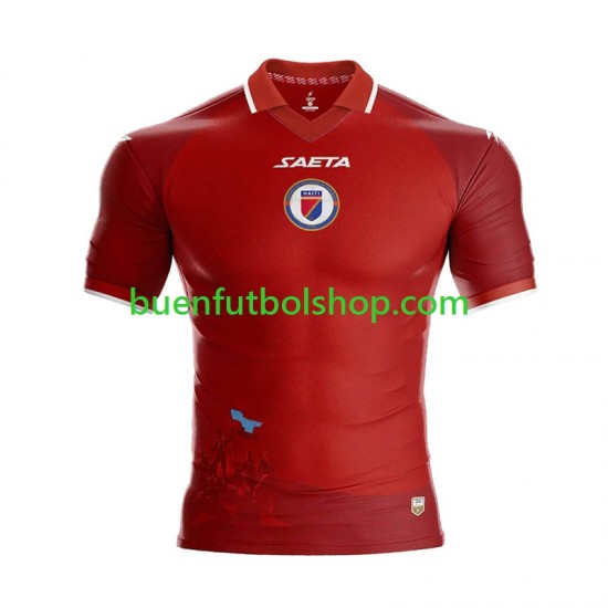 Camiseta de Fútbol Haiti World Cup 2026 Tercera Equipación Manga Corta Hombre