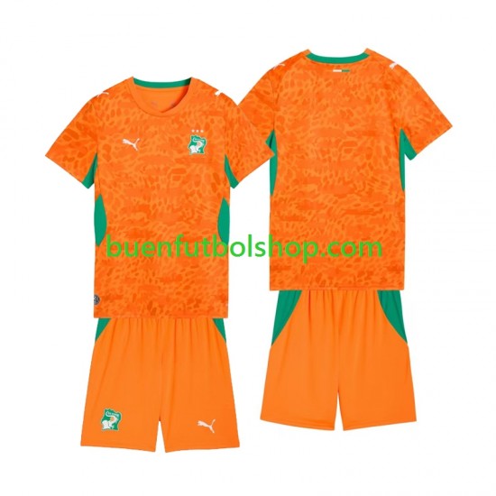 Costa De Marfil Football Kit World Cup 2026 Mens Primera Equipación Manga Corta Niño