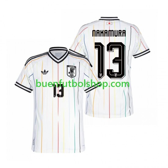 Camiseta de Fútbol Japón Keito Nakamura 13 World Cup 2026 Segunda Equipación Manga Corta Hombre