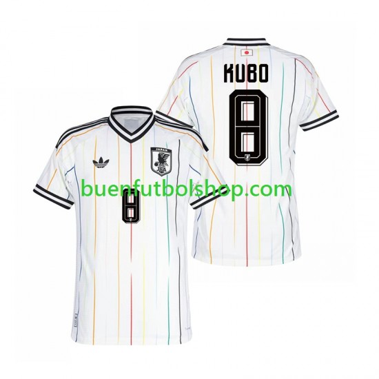 Camiseta de Fútbol Japón Kubo 8 World Cup 2026 Segunda Equipación Manga Corta Hombre
