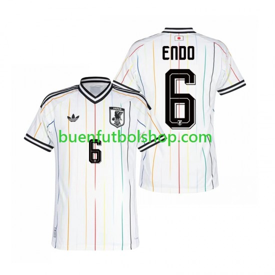 Camiseta de Fútbol Japón Wataru Endo 6 World Cup 2026 Segunda Equipación Manga Corta Hombre