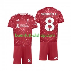 Camiseta de Fútbol Liverpool Dominik Szoboszlai 8 2026-2027 Primera Equipación Manga Corta Niño