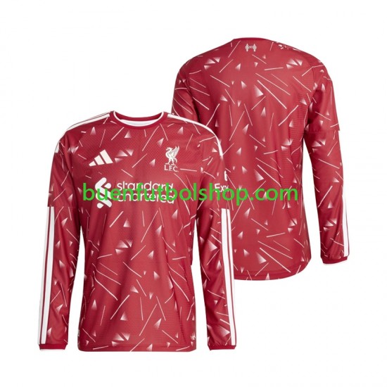 Camiseta de Fútbol Liverpool 2026-2027 Primera Equipación Manga Larga Hombre