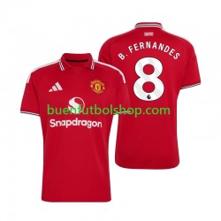 Camiseta de Fútbol Manchester United Bruno Fernandes 8 2026-2027 Primera Equipación Manga Corta Hombre