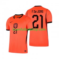 Camiseta de Fútbol Países Bajos Frenkie de Jong 21 World Cup 2026 Primera Equipación Manga Corta Hombre