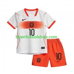 Camiseta de Fútbol Países Bajos Jeremie Frimpong 12 World Cup 2026 Segunda Equipación Manga Corta Niño