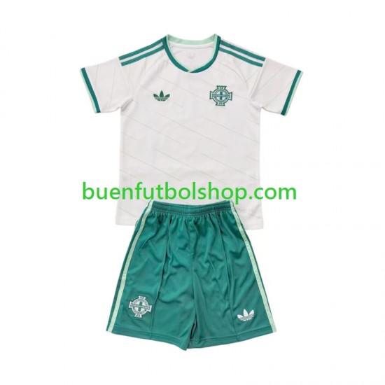 Camiseta de Fútbol Irlanda Del Norte 2026 Segunda Equipación Manga Corta Niño
