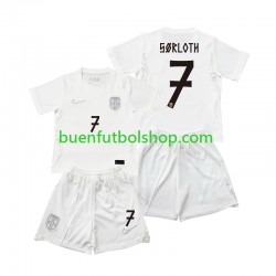 Camiseta de Fútbol Noruega Alexander Sorloth 7 World Cup 2026 Tercera Equipación Manga Corta Niño