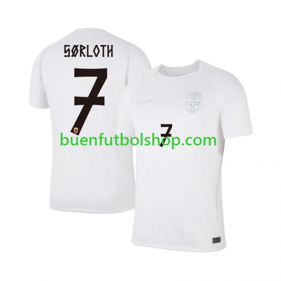 Camiseta de Fútbol Noruega Alexander Sorloth 7 World Cup 2026 Tercera Equipación Manga Corta Hombre