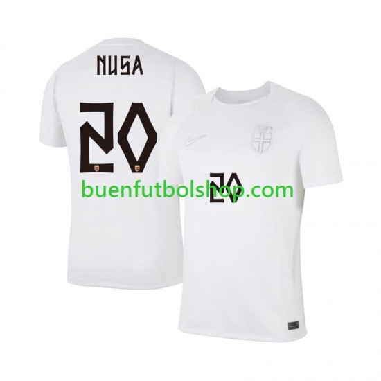 Camiseta de Fútbol Noruega Antonio NUSA 20 World Cup 2026 Tercera Equipación Manga Corta Hombre