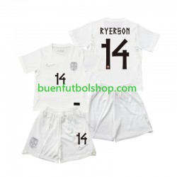 Camiseta de Fútbol Noruega Julian Ryerson 14 World Cup 2026 Tercera Equipación Manga Corta Niño