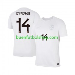 Camiseta de Fútbol Noruega Julian Ryerson 14 World Cup 2026 Tercera Equipación Manga Corta Hombre