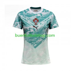 Camiseta de Fútbol Portugal World Cup 2026 Segunda Equipación Manga Corta para Mujer