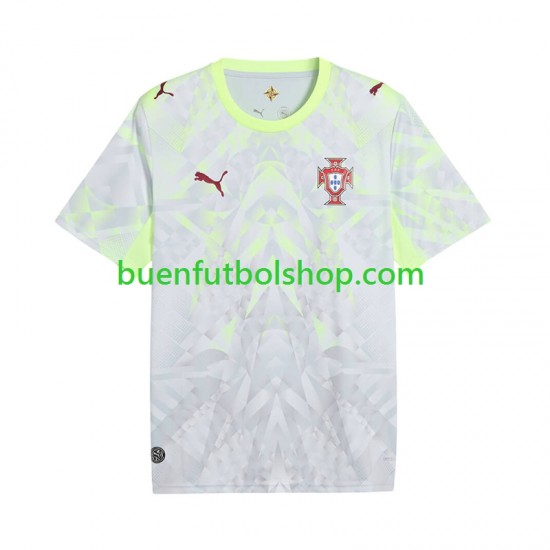 Camiseta de Fútbol Portugal Portero World Cup 2026 Segunda Equipación Manga Corta Hombre
