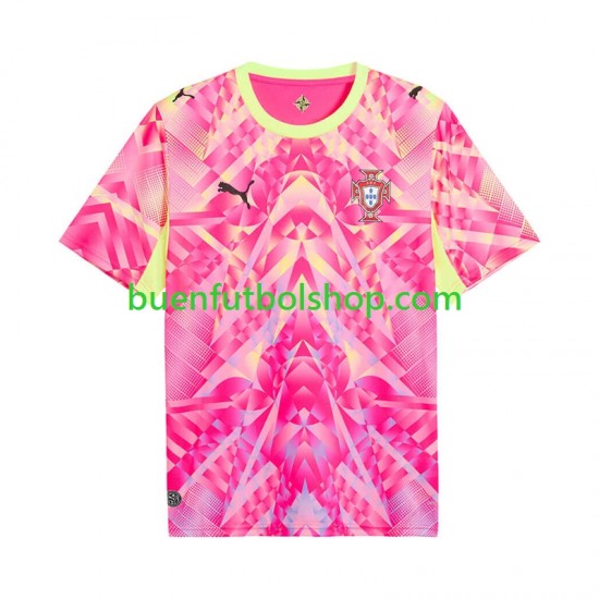 Camiseta de Fútbol Portugal Portero World Cup 2026 Tercera Equipación Manga Corta Hombre