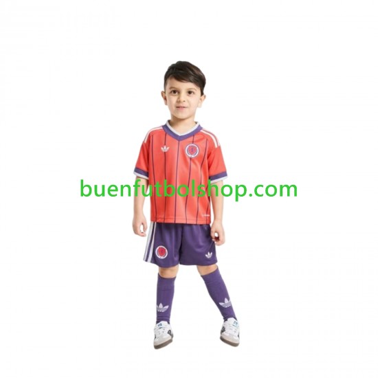 Camiseta de Fútbol Escocia World Cup 2026 Segunda Equipación Manga Corta Niño