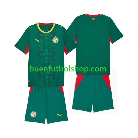 Camiseta de Fútbol Senegal 2026 2027 Segunda Equipación Manga Corta Niño