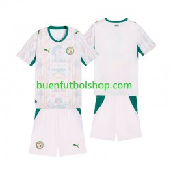 Camiseta de Fútbol Senegal 2026 2027 Primera Equipación Manga Corta Niño