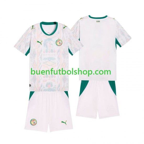 Camiseta de Fútbol Senegal 2026 2027 Primera Equipación Manga Corta Niño