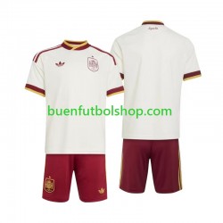 Camiseta de Fútbol España World Cup 2026 Segunda Equipación Manga Corta Niño
