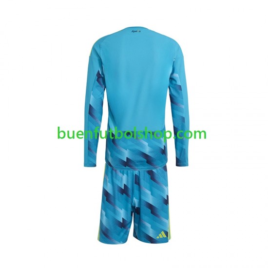 Camiseta de Fútbol España Portero World Cup 2026 Primera Equipación Manga Larga Niño