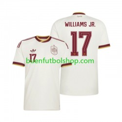 Camiseta de Fútbol España Nico Williams 17 World Cup 2026 Segunda Equipación Manga Corta Hombre