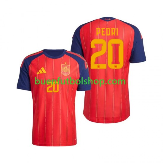 Camiseta de Fútbol España Pedri 20 World Cup 2026 Primera Equipación Manga Corta Hombre