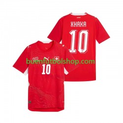 Camiseta de Fútbol Suiza Granit Xhaka 10 World Cup 2026 Primera Equipación Manga Corta Hombre Camiseta de Fútbol Suiza Granit Xhaka 10 World Cup 2026 Primera Equipación Manga Corta Hombre