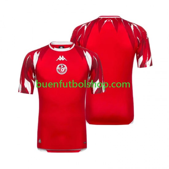 Camiseta de Fútbol Túnez World Cup 2026 Segunda Equipación Manga Corta Hombre