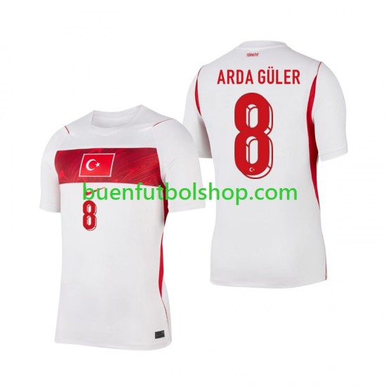 Camiseta de Fútbol Turquía Arda Guler 8 World Cup 2026 Segunda Equipación Manga Corta Hombre