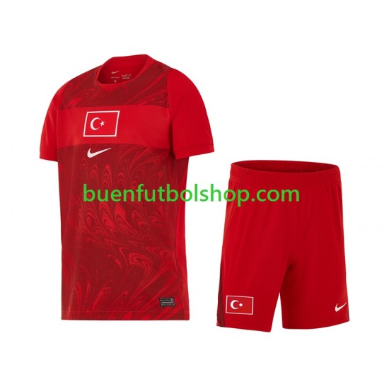 Camiseta de Fútbol Turquía World Cup 2026 Primera Equipación Manga Corta Niño