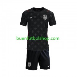 Camiseta de Fútbol Estados Unidos World Cup 2026 Segunda Equipación Manga Corta Niño