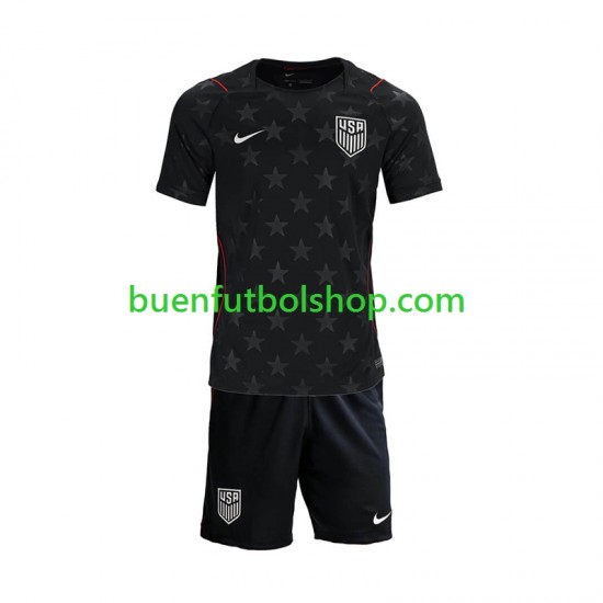 Camiseta de Fútbol Estados Unidos World Cup 2026 Segunda Equipación Manga Corta Niño