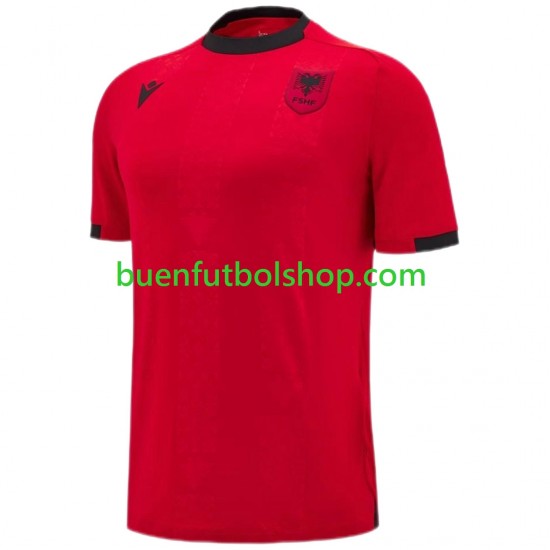 Camiseta de Fútbol Albania 2025 Primera Equipación Manga Corta Hombre