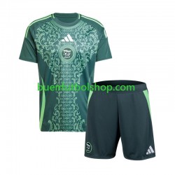 Camiseta de Fútbol Argelia 2024-2025 Segunda Equipación Manga Corta Niño Camiseta de Fútbol Argelia 2024-2025 Segunda Equipación Manga Corta Niño
