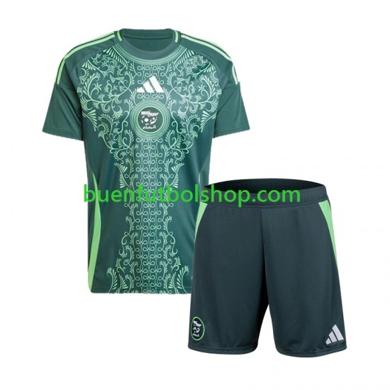 Camiseta de Fútbol Argelia 2024-2025 Segunda Equipación Manga Corta Niño