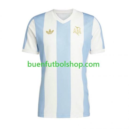 Camiseta de Fútbol Argentina 50 Anniversary Primera Equipación Manga Corta Hombre