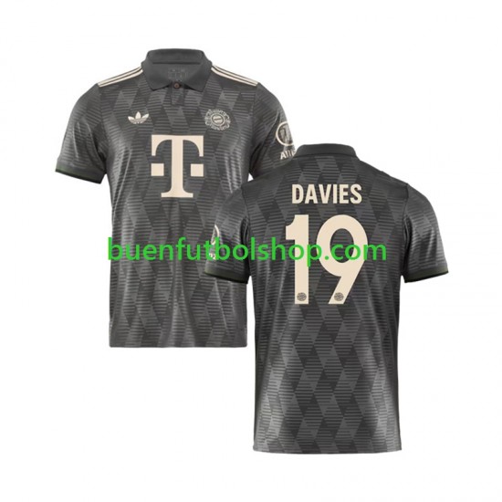 Camiseta de Fútbol Bayern de Múnich DAVIES 19 Octoberfest 2024-2025 Cuarta Equipación Manga Corta Hombre