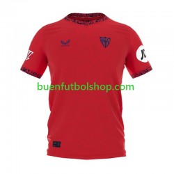 Camiseta de Fútbol Sevilla FC 2024-2025 Segunda Equipación Manga Corta Hombre