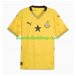 Camiseta de Fútbol Ghana 2024 Segunda Equipación Manga Corta Hombre