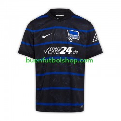 Camiseta de Fútbol Hertha BSC 2024-2025 Segunda Equipación Manga Corta Hombre