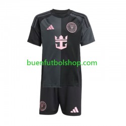 Camiseta de Fútbol Inter Miami 2024-2025 Segunda Equipación Manga Corta Niño Camiseta de Fútbol Inter Miami 2024-2025 Segunda Equipación Manga Corta Niño