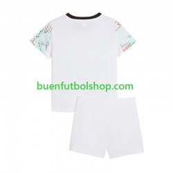 Camiseta de Fútbol Portugal 2025 Segunda Equipación Manga Corta Niño