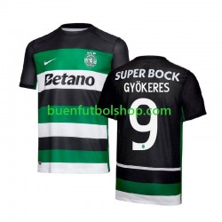 Camiseta de Fútbol Sporting CP Gyokeres 9 2024-2025 Primera Equipación Manga Corta Hombre Camiseta de Fútbol Sporting CP Gyokeres 9 2024-2025 Primera Equipación Manga Corta Hombre