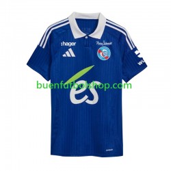 Camiseta de Fútbol Strasbourg 2024-2025 Primera Equipación Manga Corta Hombre