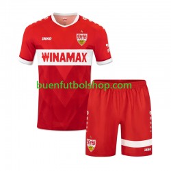 Camiseta de Fútbol VfB Stuttgart 2024-2025 Segunda Equipación Manga Corta Niño Camiseta de Fútbol VfB Stuttgart 2024-2025 Segunda Equipación Manga Corta Niño