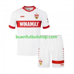 Camiseta de Fútbol VfB Stuttgart 2024-2025 Primera Equipación Manga Corta Niño Camiseta de Fútbol VfB Stuttgart 2024-2025 Primera Equipación Manga Corta Niño