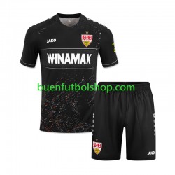 Camiseta de Fútbol VfB Stuttgart 2024-2025 Tercera Equipación Manga Corta Niño Camiseta de Fútbol VfB Stuttgart 2024-2025 Tercera Equipación Manga Corta Niño