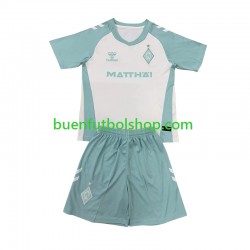 Camiseta de Fútbol Werder Bremen 2024-2025 Segunda Equipación Manga Corta Niño