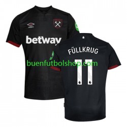 Camiseta de Fútbol West Ham United FULLKRUG 11 2024-2025 Segunda Equipación Manga Corta Hombre